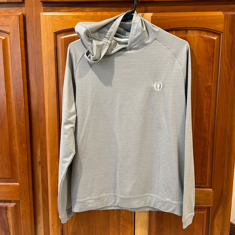 Men’s special edition British Open Peter Millar hoodie. Size Small. New